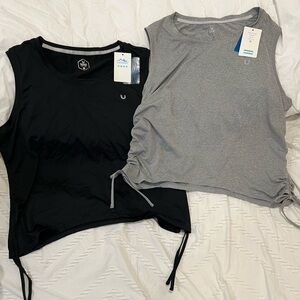 Stylish Black and Gray Tank Tops
